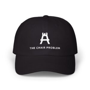 Camo Dad Cap — 'The Chair Problem' Embroidered Baseball Hat