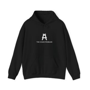 Hoodie — Minimal “The Chair Problem” Logo Pullover